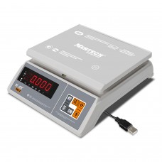 Фасовочные настольные весы M-ER 326 AFU-15.1 "Post II" LED USB-COM 
